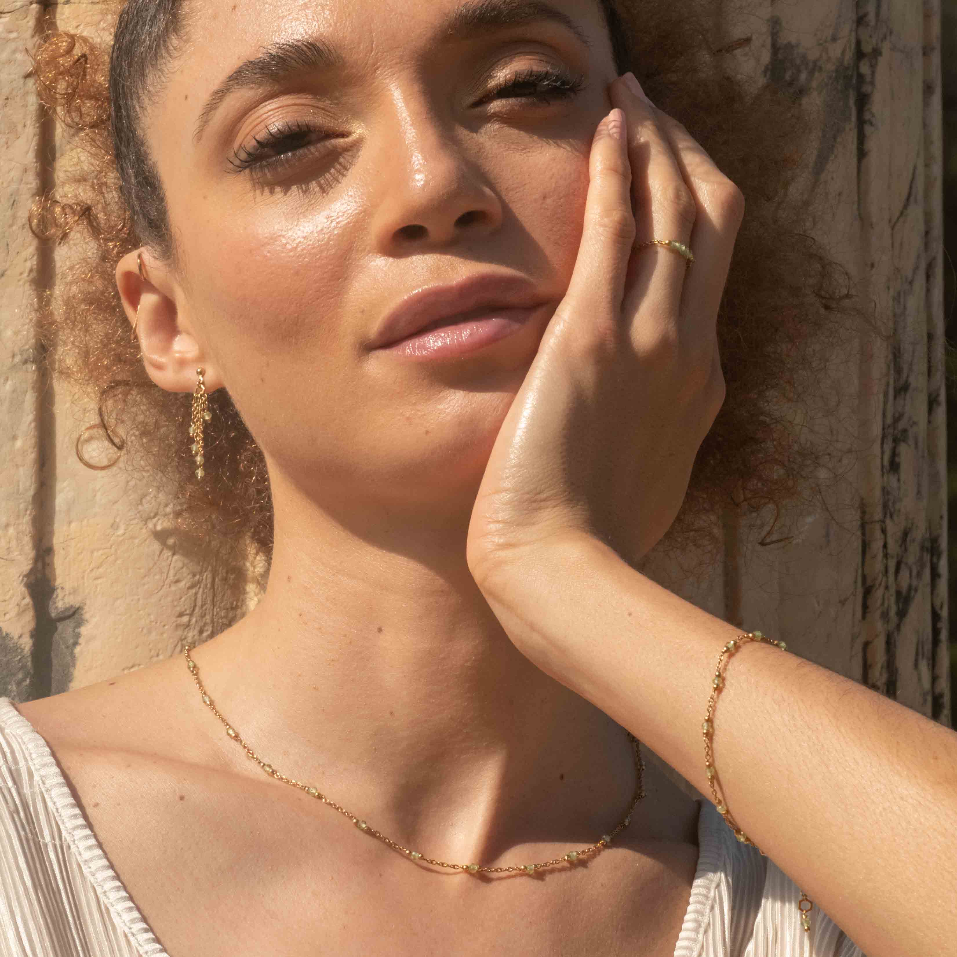 Collier Elyssa en pierres Péridot - SLOYA